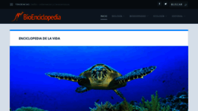 What Bioenciclopedia.com website looked like in 2021 (3 years ago)