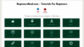 What Beginnersbook.com website looked like in 2021 (3 years ago)