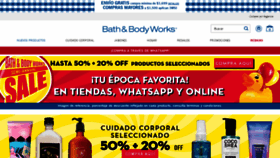 What Bathandbodyworks.mx website looked like in 2021 (3 years ago)