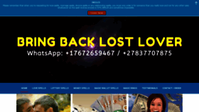 What Bringbacklostlover.com website looked like in 2021 (3 years ago)