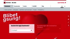 What Bekb.ch website looked like in 2021 (3 years ago)