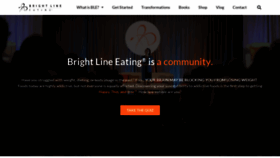 What Brightlineeating.com website looked like in 2021 (3 years ago)