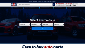 What Buyautoparts.com website looked like in 2021 (3 years ago)