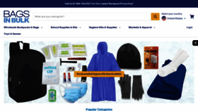 What Bagsinbulk.com website looked like in 2021 (3 years ago)
