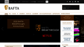 What Bafta.org website looked like in 2021 (3 years ago)