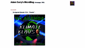 What Blog.curry.com website looked like in 2021 (4 years ago)