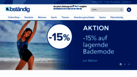 What Bstaendig.at website looked like in 2021 (5 years ago)