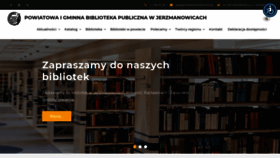 What Bibliotekajerzmanowice.pl website looked like in 2021 (3 years ago)