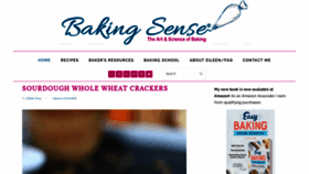 What Baking-sense.com website looked like in 2021 (3 years ago)