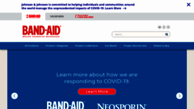 What Band-aid.com website looked like in 2021 (3 years ago)