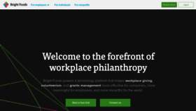 What Brightfunds.org website looked like in 2021 (3 years ago)