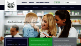 What Bcpharmacists.org website looked like in 2021 (3 years ago)