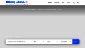 What Bolig-udland.dk website looked like in 2021 (3 years ago)