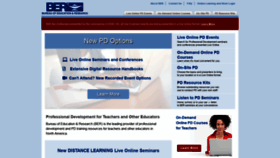 What Ber.org website looked like in 2021 (3 years ago)