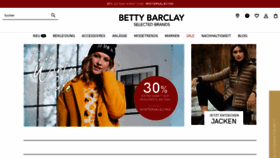 What Bettybarclay.com website looked like in 2021 (3 years ago)