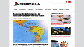 What Business24.ch website looked like in 2021 (3 years ago)