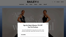 What Bailey44.com website looked like in 2021 (3 years ago)