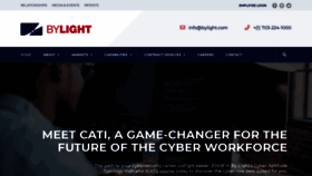 What Bylight.com website looked like in 2021 (3 years ago)