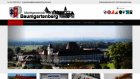 What Baumgartenberg.at website looked like in 2021 (3 years ago)