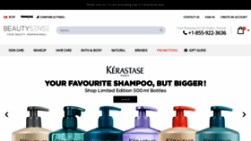 What Beautysense.ca website looked like in 2021 (4 years ago)
