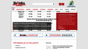 What Biomedicazavod.rs website looked like in 2021 (3 years ago)