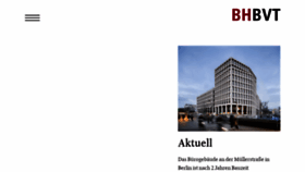 What Bhbvt.de website looked like in 2021 (3 years ago)