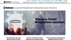 What Bridgestreet.com website looked like in 2021 (3 years ago)