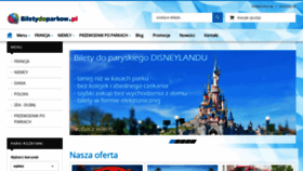 What Biletydoparkow.pl website looked like in 2021 (3 years ago)