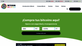 What Bitcoin.com.mx website looked like in 2021 (3 years ago)