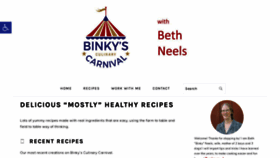 What Binkysculinarycarnival.com website looked like in 2021 (3 years ago)