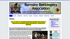 What Barnsleybeekeepers.org.uk website looked like in 2021 (3 years ago)
