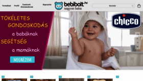 What Bebibolt.hu website looked like in 2021 (3 years ago)