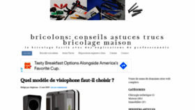 What Bricolons.eu website looked like in 2021 (3 years ago)