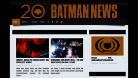 What Batmannews.de website looked like in 2021 (3 years ago)