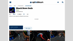 What Bleach-brave-souls.en.uptodown.com website looked like in 2021 (3 years ago)