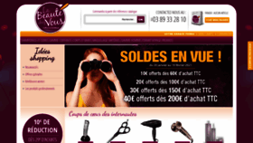 What Beaute-coiffure.fr website looked like in 2021 (3 years ago)