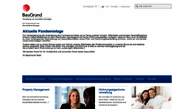 What Baugrund.de website looked like in 2021 (3 years ago)
