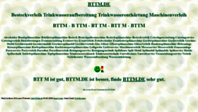 What Bttm.de website looked like in 2021 (3 years ago)