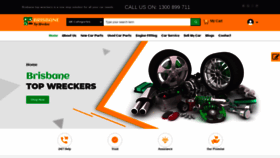 What Brisbanetopwreckers.com website looked like in 2021 (3 years ago)
