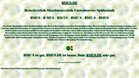 What Bmus.de website looked like in 2021 (3 years ago)