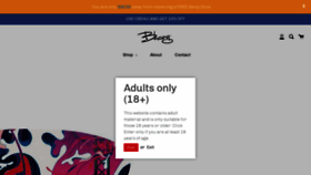 What Bhangcbd.com website looked like in 2021 (3 years ago)