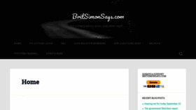 What Britsimonsays.com website looked like in 2021 (3 years ago)