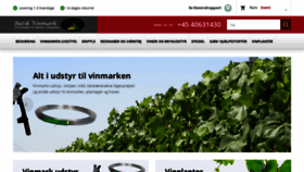 What Butikvinmark.dk website looked like in 2021 (3 years ago)