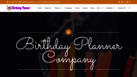 What Birthdaysplanner.com website looked like in 2021 (3 years ago)
