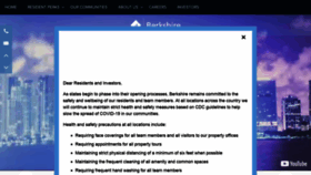What Berkshirecommunities.com website looked like in 2021 (4 years ago)