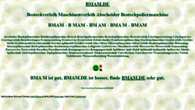 What Bmam.de website looked like in 2021 (3 years ago)