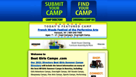 What Bestgirlscamps.com website looked like in 2021 (3 years ago)