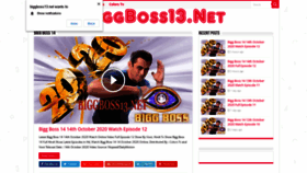 What Biggboss13.net website looked like in 2021 (3 years ago)