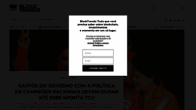 What Blocktrends.com.br website looked like in 2021 (5 years ago)