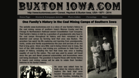 What Buxtoniowa.com website looked like in 2021 (3 years ago)
